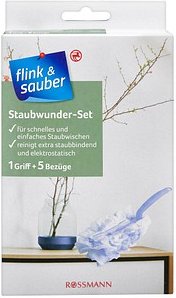 flink & sauber Staubfangtücher Mikrofaser, 1 Set