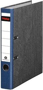 Printus Ordner dunkelblau marmoriert Karton 5,0 cm DIN A4