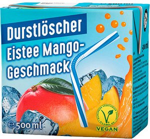 DURSTLÖSCHER Eistee Mango Fruchtsaftgetränk 0,5 l
