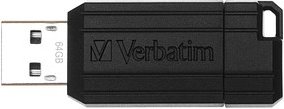 verbatim USB-Stick PinStripe schwarz 64 GB