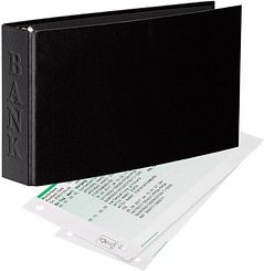 Thumbnail - VELOFLEX VELOCOLOR® Classic Bankringbuch 2-Ringe schwarz 4,5 cm DIN A6 quer, 1 St.