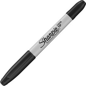 Sharpie Permanentmarker schwarz 0,7 - 1,0 mm, 1 St.