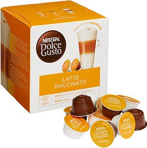 NESCAFÉ DOLCE GUSTO® LATTE MACCHIATO Kaffeekapseln, Arabicabohnen 8 Portionen