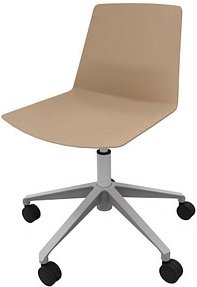 Thumbnail - Quadrifoglio Besucherstuhl Clue OCLUEA01 BG beige Kunststoff, 1 St.