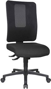 Thumbnail - Topstar Bürostuhl Open X (N), OX1000 G200 Stoff schwarz, Gestell schwarz