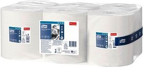 TORK Putztuchrollen Advanced 2-lagig hochweiß, 457 Blätter, 6 Rollen