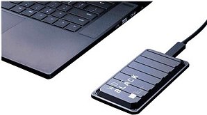 Western Digital WD_BLACK P50 Game Drive 4 TB externe SSD-Festplatte schwarz