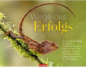 Weingarten Monats-Wandkalender Wege des Erfolgs 2026