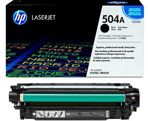 HP 504A (CE250A) schwarz Tonerkartusche