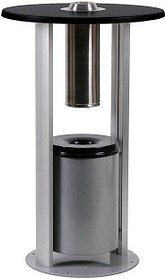 Showdown® Displays Smoking Table Standaschenbecher silber, 1 St.