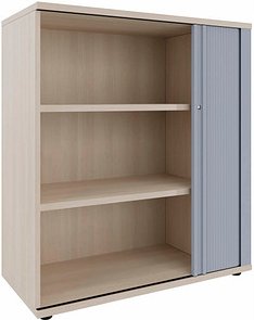 fm Rollladenschrank akazie 2 Fachböden 100,0 x 44,2 x 113,3 cm