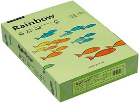 Rainbow Kopierpapier COLOURED PAPER leuchtend grün DIN A4 80 g/qm 500 Blatt