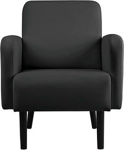 Thumbnail - meet powered by PAPERFLOW Sessel LISBOA schwarz Kunstleder, 1 St.