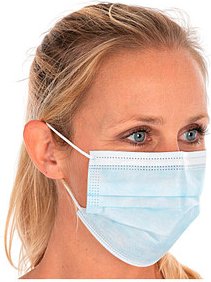 HYGOSTAR medizinischer Mundschutz DIN EN 14683 Typ II, 50 St.