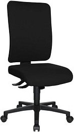 Thumbnail - Topstar Bürostuhl Open X (P), OX4000 T20 Stoff schwarz, Gestell schwarz