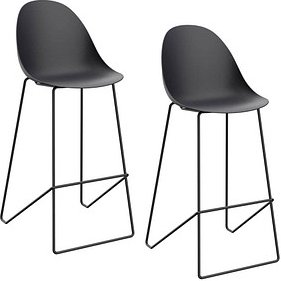 Thumbnail - meet powered by PAPERFLOW Barhocker VOID schwarz, 2 St.