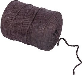Rayher Garn Jute rauh dunkelbraun 3,5 mm x 280,0 m