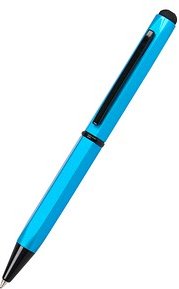 Thumbnail - ONLINE® Kugelschreiber Hexagon Stylus blau, Schreibfarbe: blau, 1 St.