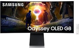 SAMSUNG Odyssey G85SD S34DG850SU Curved Monitor 86,0 cm (34,0 Zoll) silber