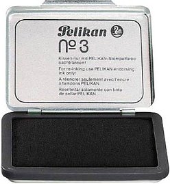 Pelikan Stempelkissen Nr. 3 schwarz 7,0 x 5,0 cm
