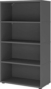 Thumbnail - HAMMERBACHER Aktenregal FlexWall grafit 80,0 x 40,0 x 145,0 cm