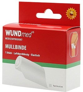 WUNDmed® Mullbinde 02-103 weiß 6,0 cm x 4,0 m, 1 St.