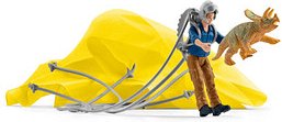 Schleich® Dinosaurs 41471 Dino Fallschirmrettung Spielfiguren-Set