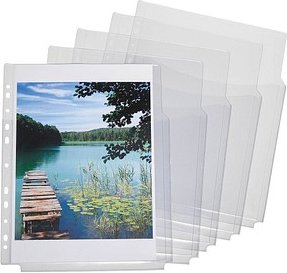 5 Lands Organisationshüllen DIN A4 transparent genarbt 0,18 mm