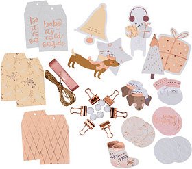 folia Bastelset Verpacken pastell pastell