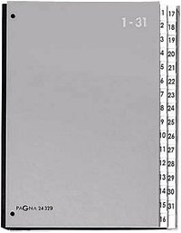 Thumbnail - PAGNA Pultordner 1-31 silber