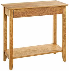 Thumbnail - HAKU Möbel Konsolentisch rechteckig Massivholz eiche 75,0 x 35,0 x 75,0 cm, 1 St.