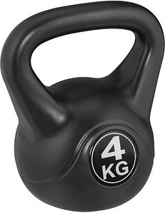 relaxdays Kettlebell schwarz 4,0 kg
