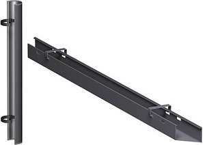 geramöbel Flex Kabelwannen-Set 180,0 cm grau