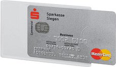 DURABLE Kreditkartenhülle RFID SECURE transparent 5,4 x 8,6 cm, 3 St.