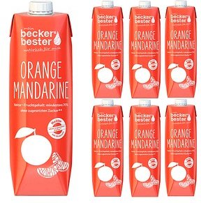 beckers bester ORANGE MANDARINE Fruchtnektar 6x 1,0 l