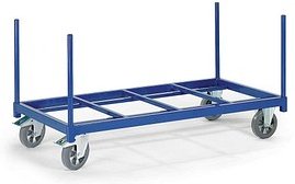 Rollcart Plattenwagen 02-1234 blau 168,0 x 88,0 x 30,5 cm