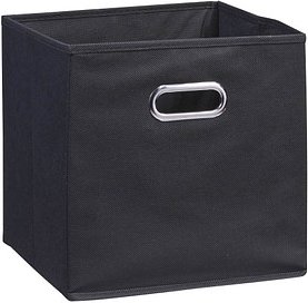 Zeller Aufbewahrungsbox 30,0 l schwarz 32,0 x 32,0 x 32,0 cm