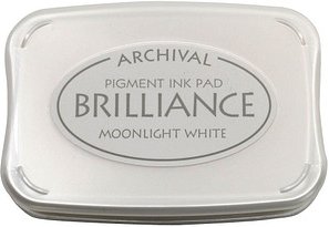 artoz Stempelkissen Brilliance weiß 9,0 x 6,0 cm, 1 St.