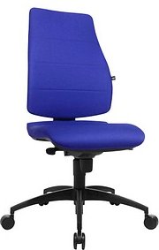 Topstar Bürostuhl Syncro Soft, SN300 T38 Stoff blau, Gestell schwarz
