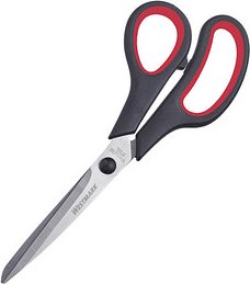 WESTMARK Papierschere schwarz-rot 21,0 cm