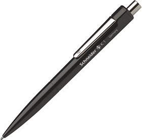 Schneider Kugelschreiber K1 schwarz, Schreibfarbe: schwarz, 1 St.