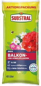 SUBSTRAL® Balkon- und Kübelpflanzen Blumenerde 40,0 l