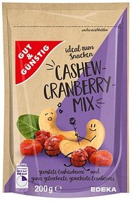 GUT&GÜNSTIG Cashew-Cranberry-Mix Nüsse 200,0 g