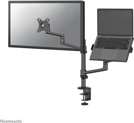 Thumbnail - Neomounts Monitor-Halterung schwarz für 1 Monitor, 1 Notebook, Tischklemme
