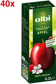 albi® milder Apfel Fruchtsaftkonzentrat 40x 0,2 l