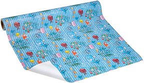 JUNG SCHÖNER VERPACKEN Geschenkpapier Capitano Fische blau, 20,0 m