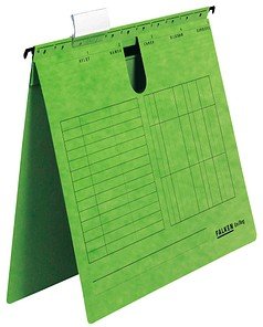 Thumbnail - FALKEN Hängehefter UNIREG Karton grün 1 x kaufmännische Heftung, 25 St.