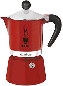 Thumbnail - BIALETTI Rainbow Espressokocher rot, 1 Tasse