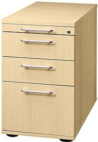 HAMMERBACHER Sira Standcontainer ahorn 4 Auszüge 42,8 x 80,0 x 72,0 - 76,0 cm