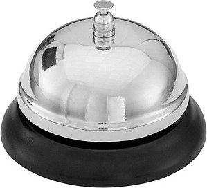 WEDO Tischglocke silber